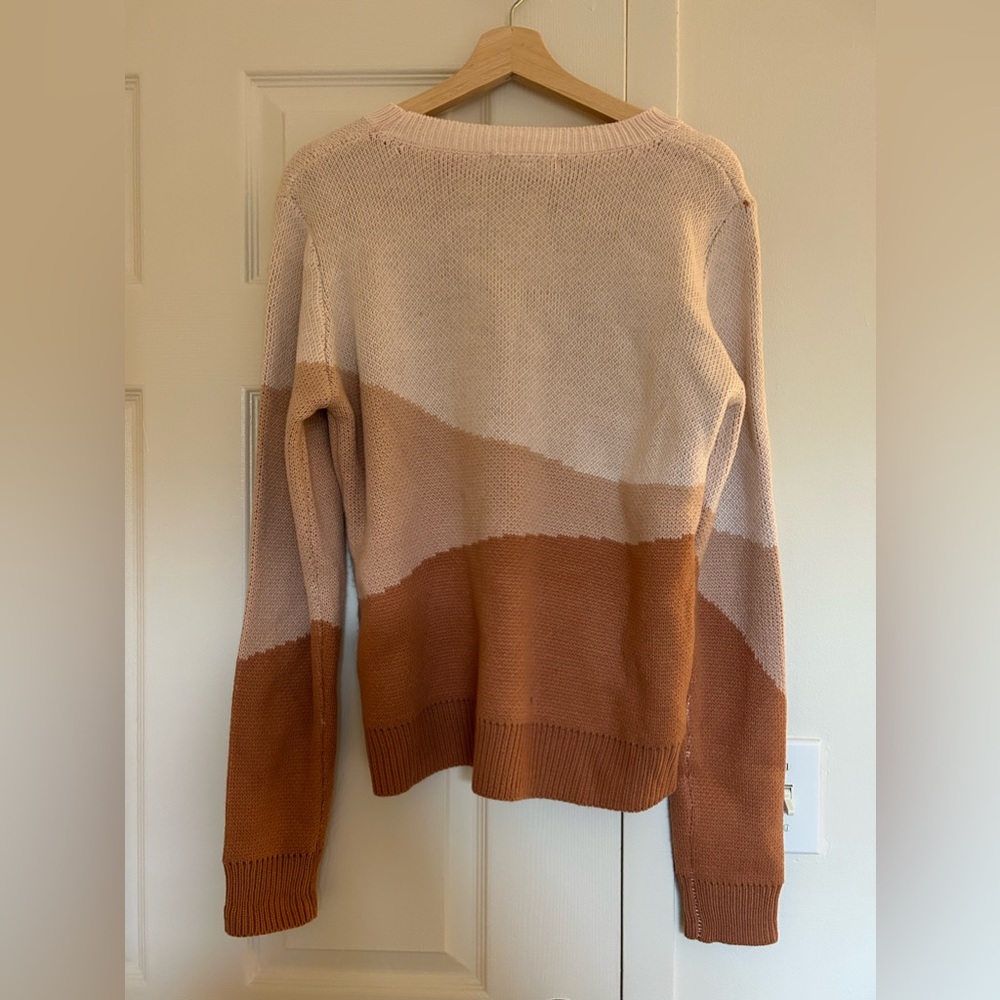 Color-block sweater